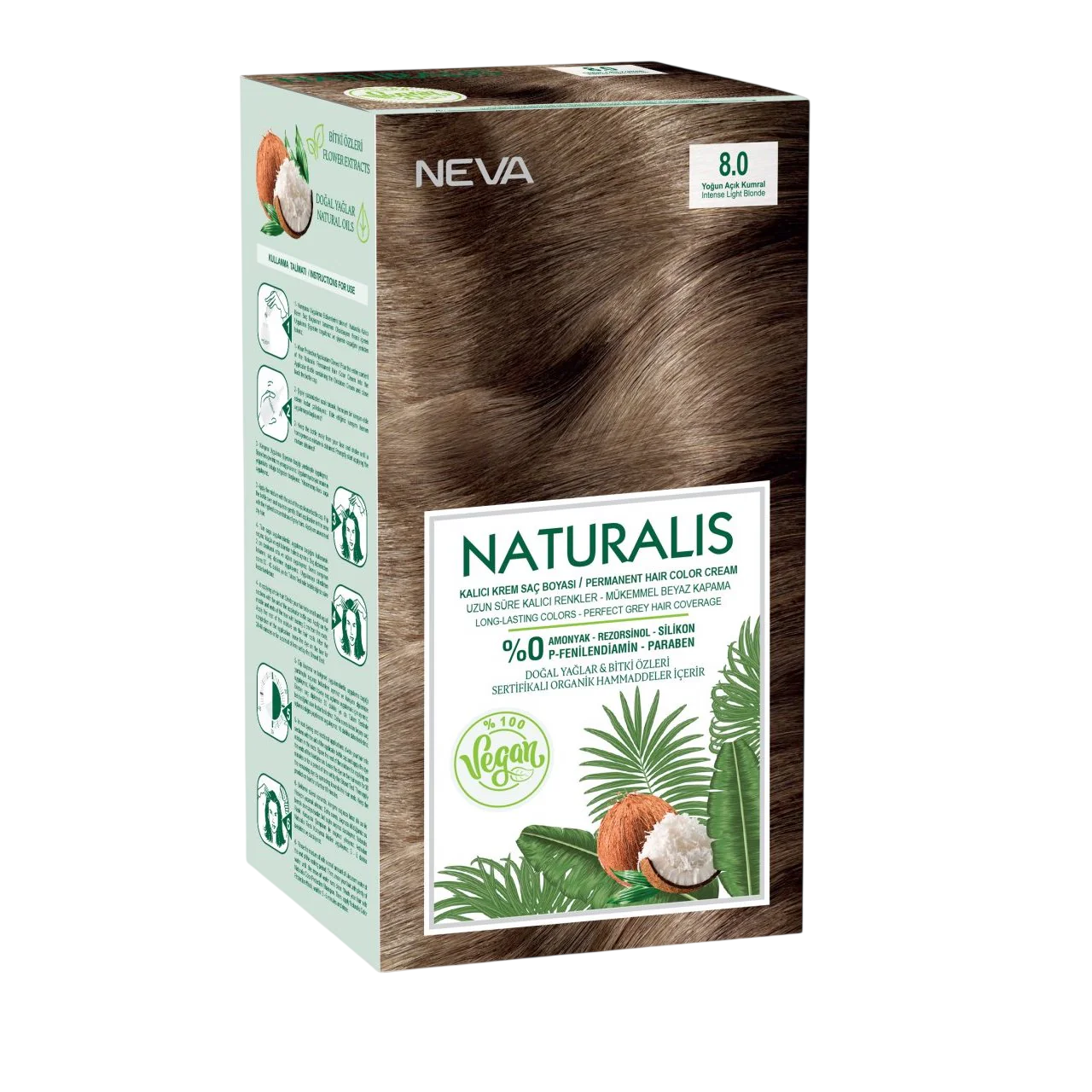Naturalis Naturalis Neva Vegan — Боя за коса, 150 мл — 7.3 Blond Caramel 1