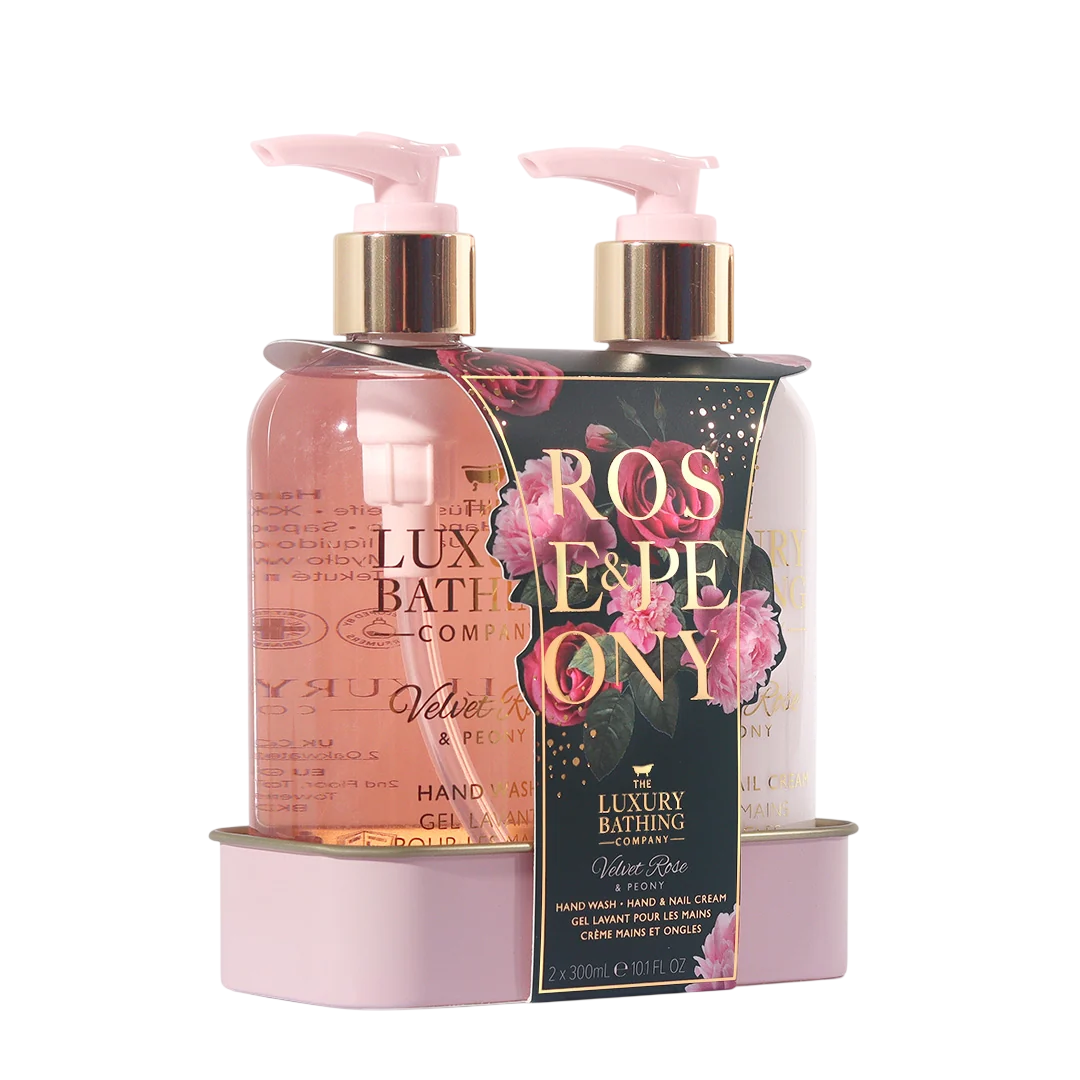 The Luxury Bathing Company The Luxury Bathing Company Velvet Rose & Peony — Хидратиращ и овлажняващ крем за ръце, 300 мл КОМПЛЕКТ 1