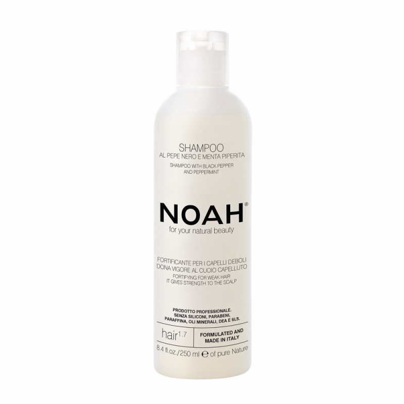 Noah Noah Black Pepper & Peppermint Hair Fortifying — Укрепващ шампоан, 250 мл 1