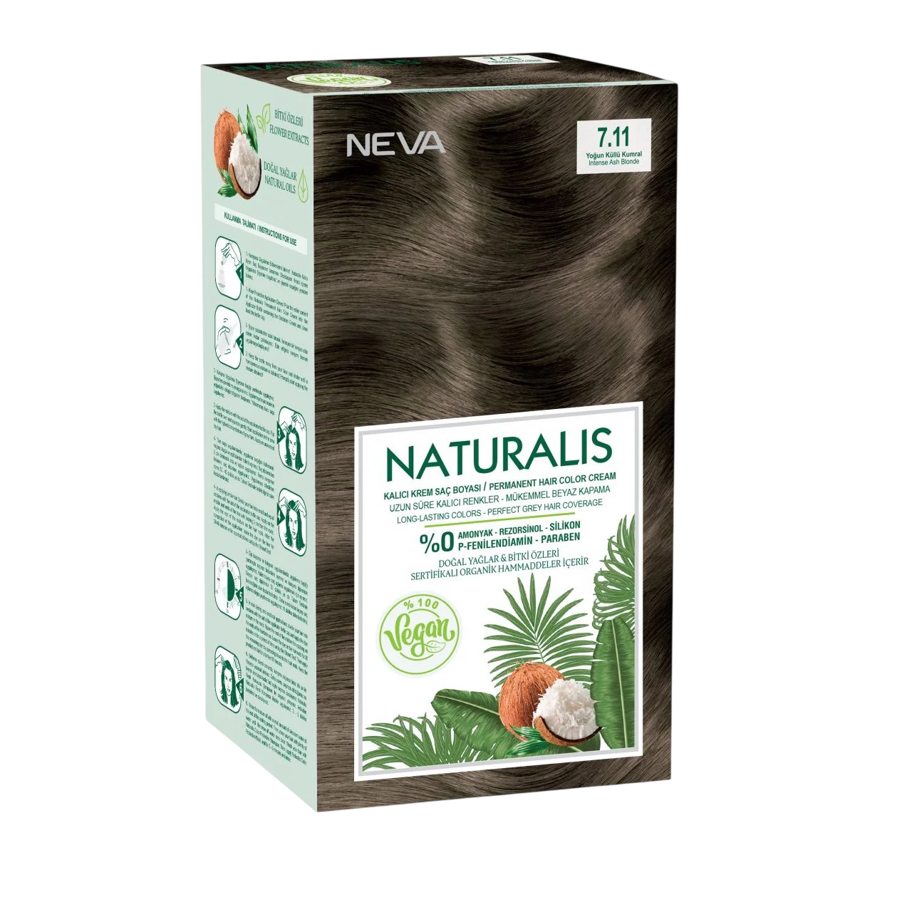 Neva Neva Vegan — Боя за коса, 150 мл — 7.11 1