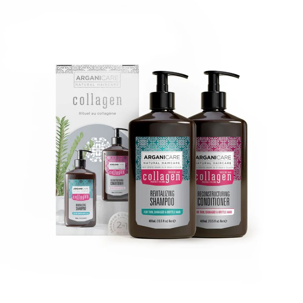 Arganicare Arganicare Collagen Hair — Възстановяващ и укрепващ шампоан, 400 мл КОМПЛЕКТ 1