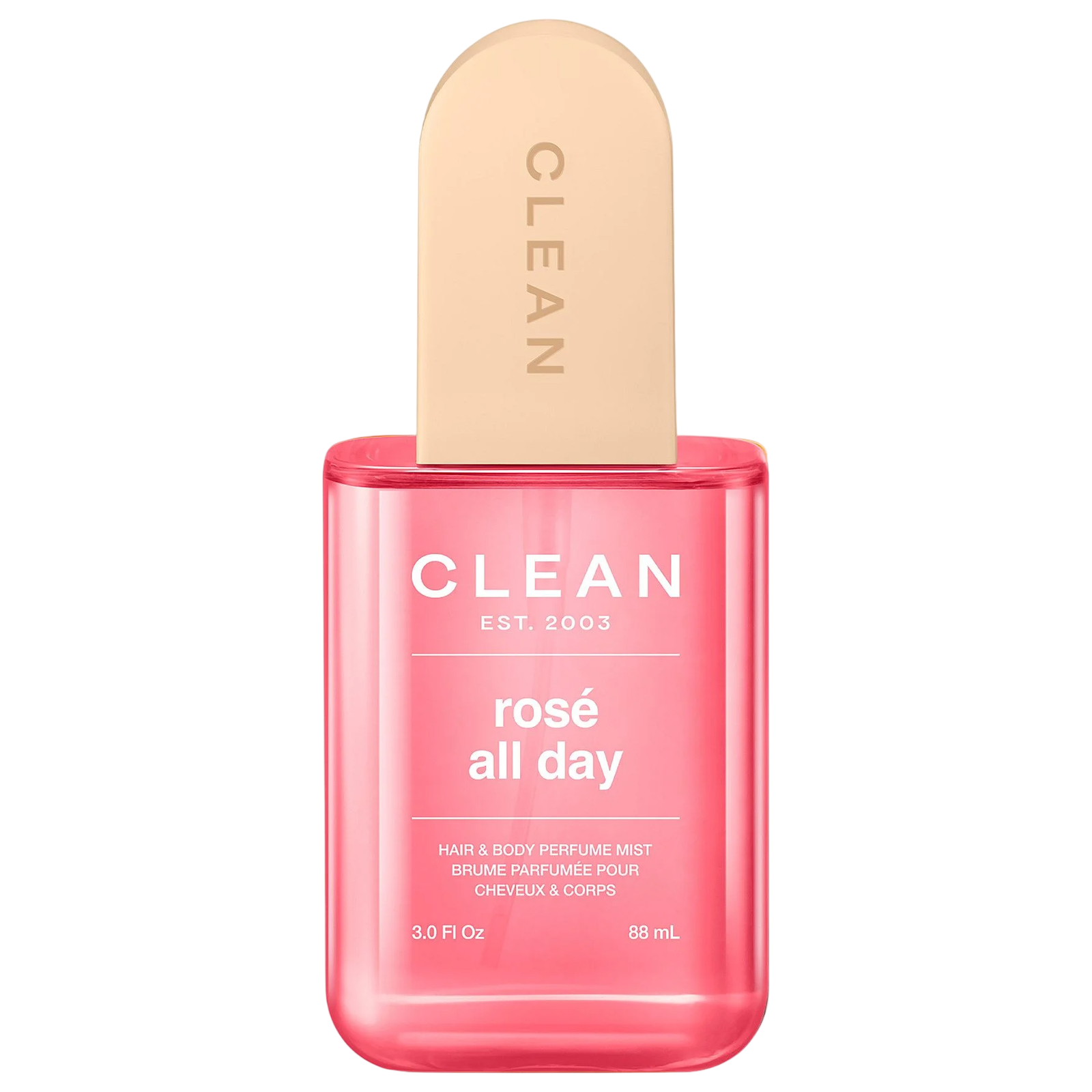 Clean Clean Rose All Day — Ароматен спрей за коса, 88 мл 1
