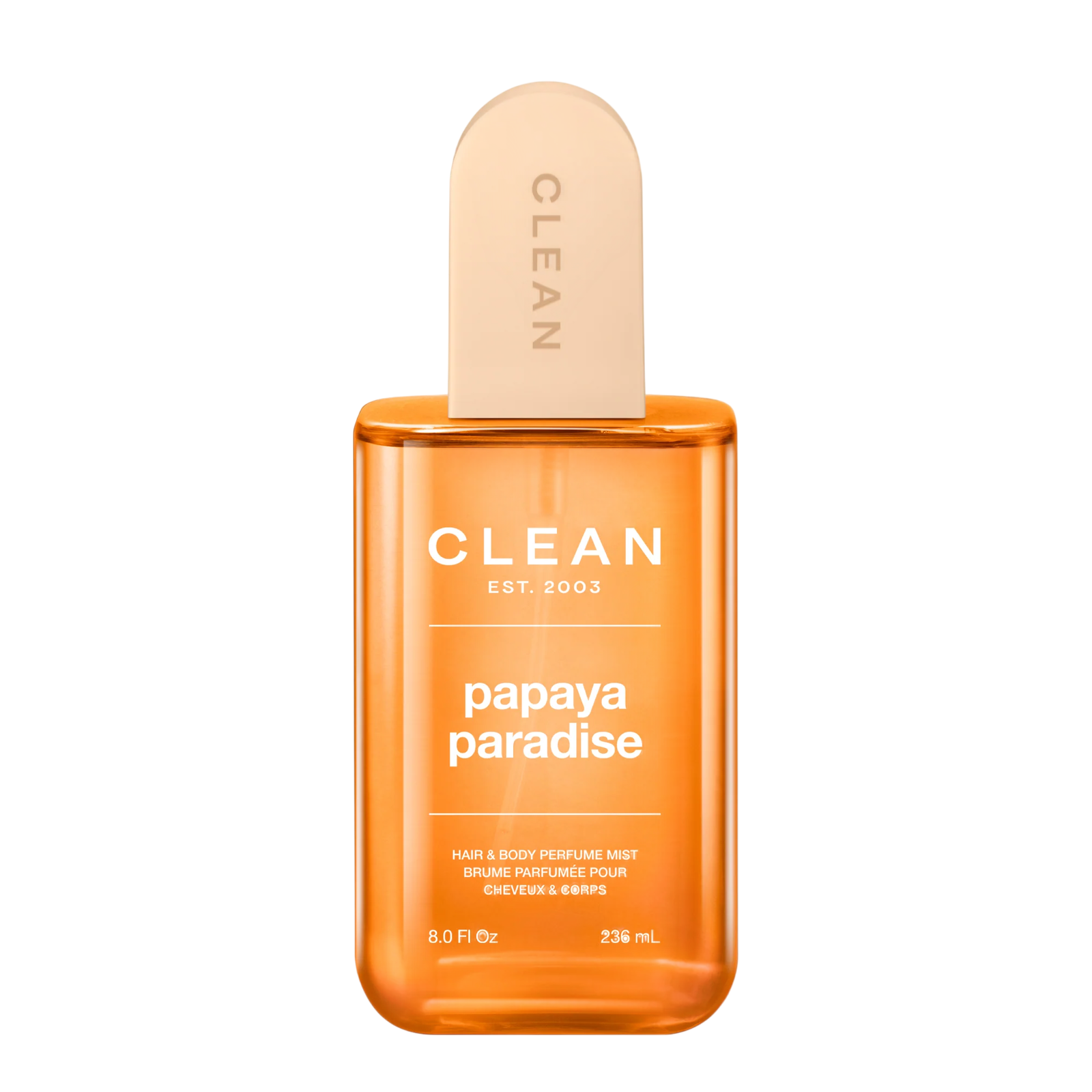 Clean Clean Papaya Paradise — Ароматен спрей за коса, 236 мл ТЕСТЕР 1