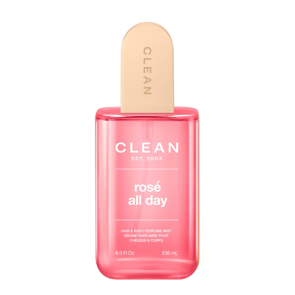 Clean Clean Rose All Day — Ароматен спрей за коса, 236 мл ТЕСТЕР 1