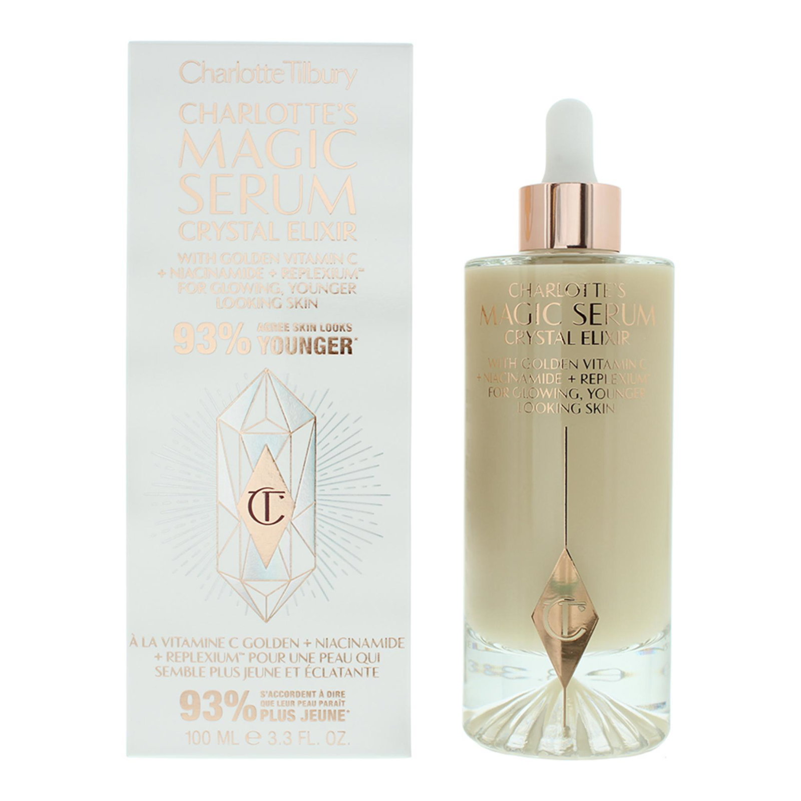 Charlotte Tilbury Charlotte Tilbury Magic Crystal Elixir Glowing — Озаряващ серум, 100 мл 2
