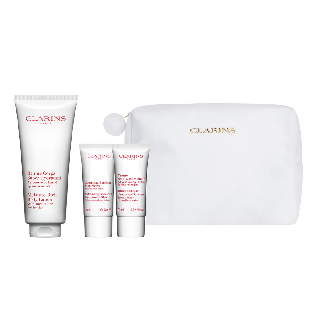 Clarins Clarins — Хидратиращ, омекотяващ, ексфолиращ крем за ръце, 200 мл КОМПЛЕКТ 1