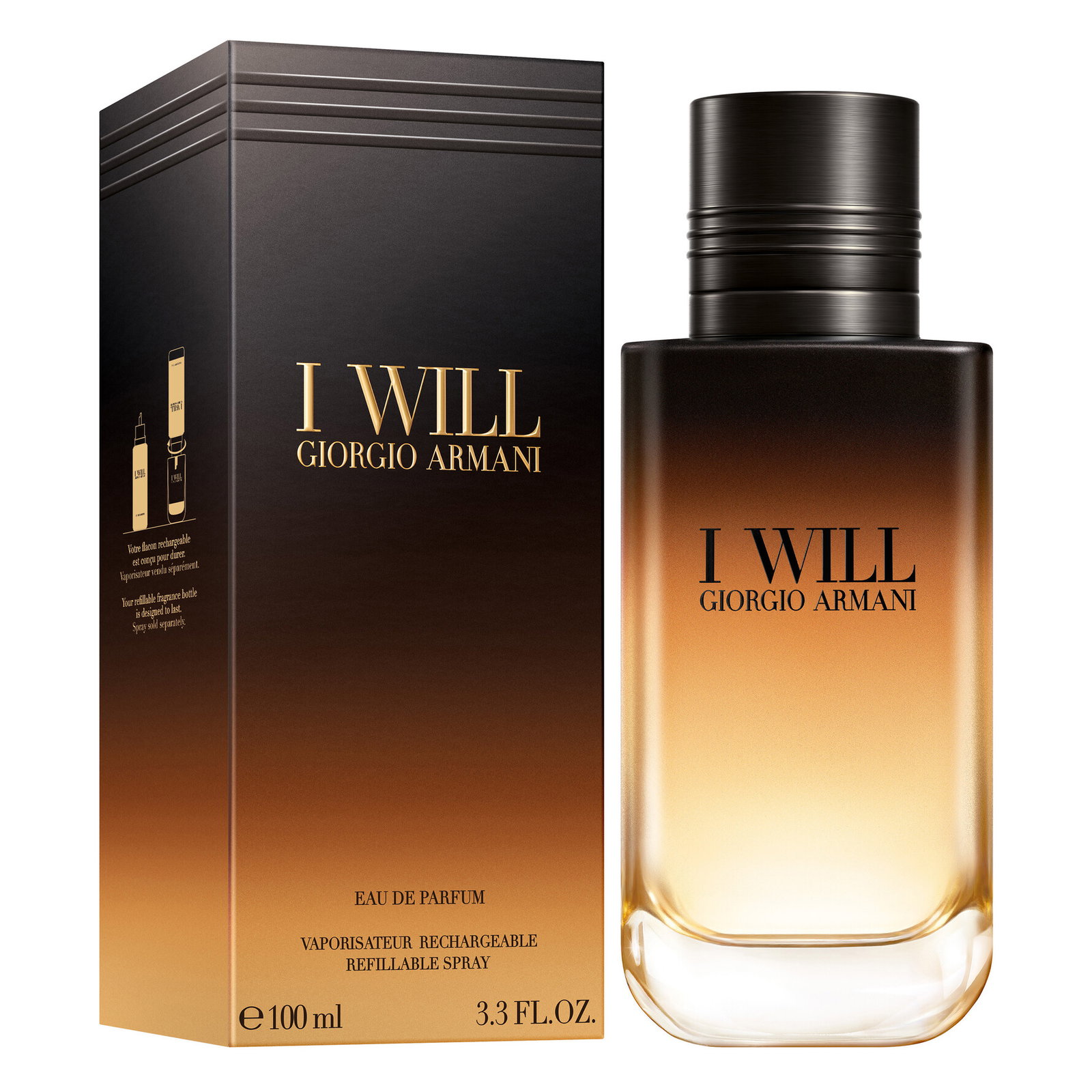 Giorgio Armani Giorgio Armani I Will Refillable 100 мл - Парфюмна Вода за Мъже 2