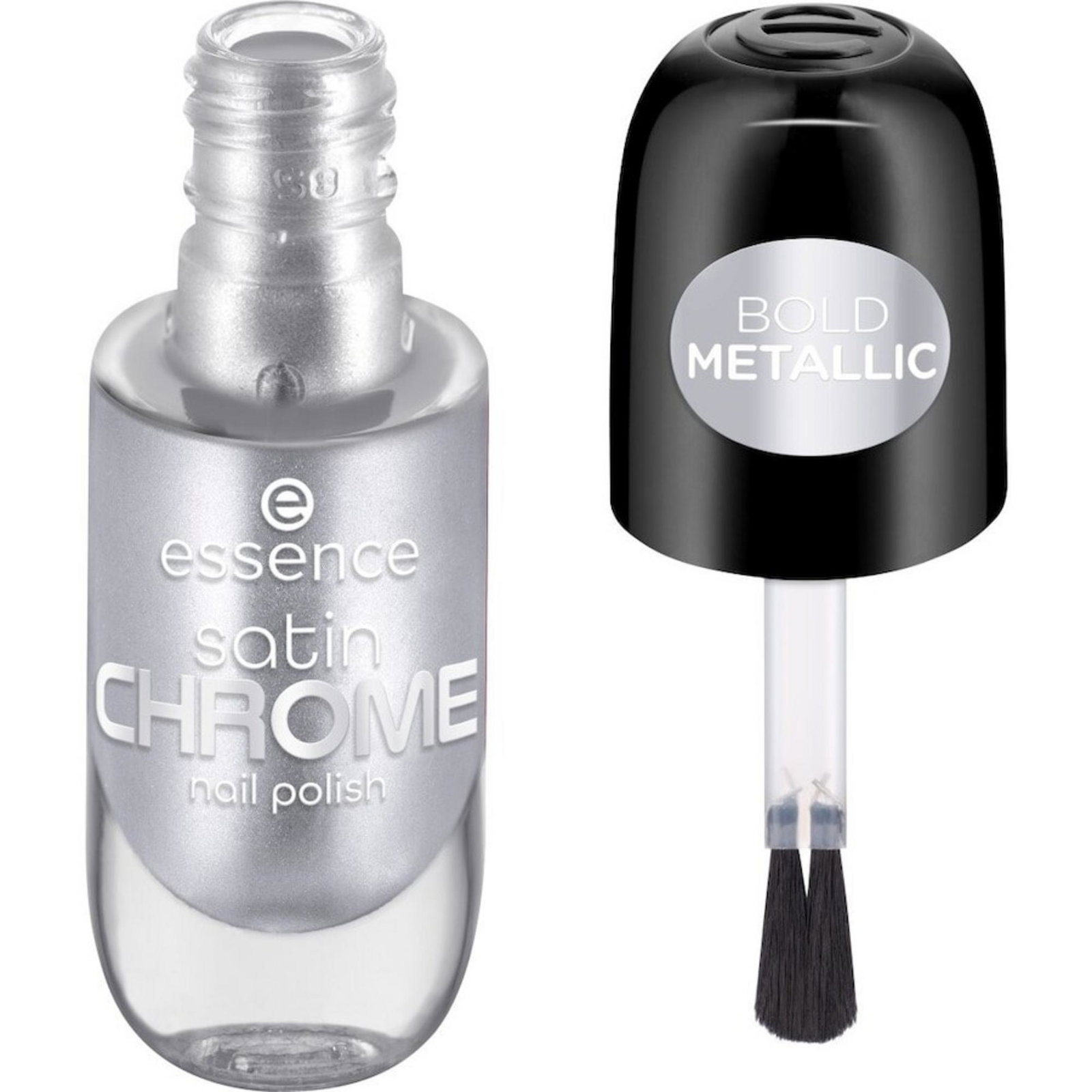 Essence Essence Satin Chrome Satin Nail Polish — Есенция, 8 мл — 04 SteelGPT 1