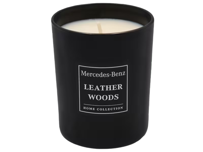 Mercedes-Benz Mercedes-Benz Leather Woods Woody — Ароматна свещ, 180 г 1