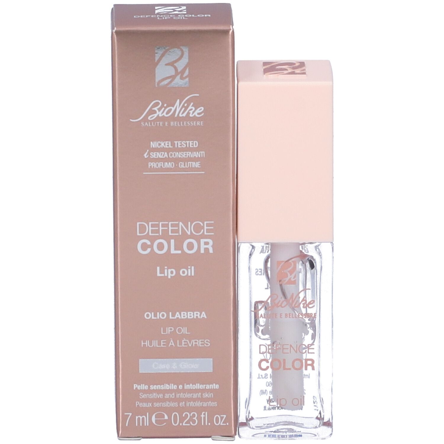BioNike BioNike Defence Color — Хидратиращо, подхранващо, уплътняващо масло за устни, 7 мл 2