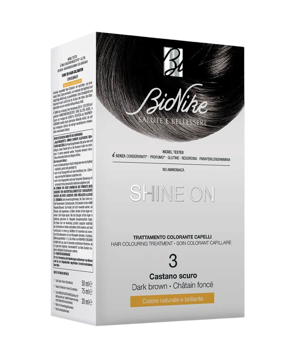 BioNike BioNike Shine On — Боя за коса, 1 бр. — 3 Dark Brown 1