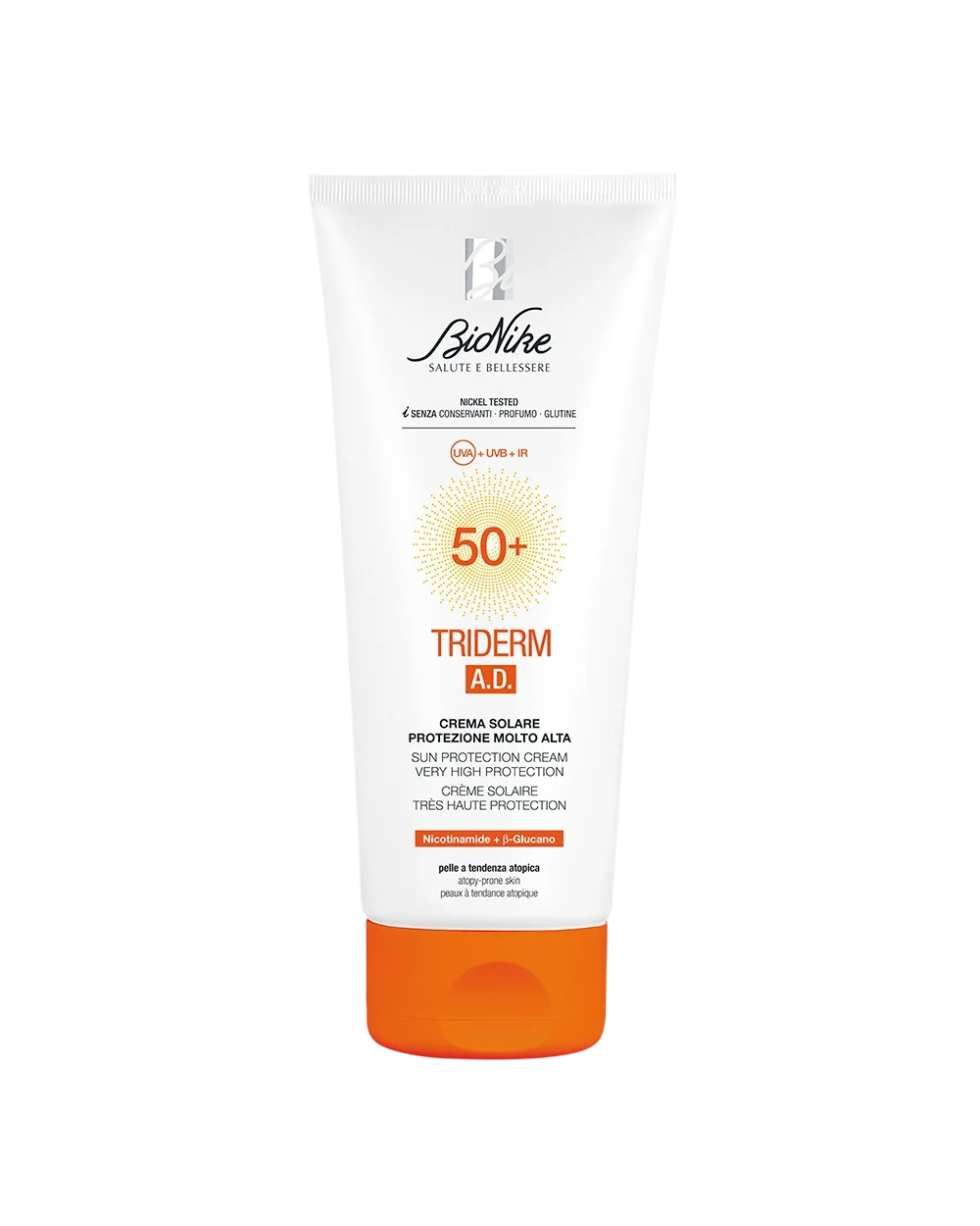 BioNike BioNike Triderm A.D. — Хидратиращ и защитен слънцезащитен крем с SPF 50, 200 мл 1