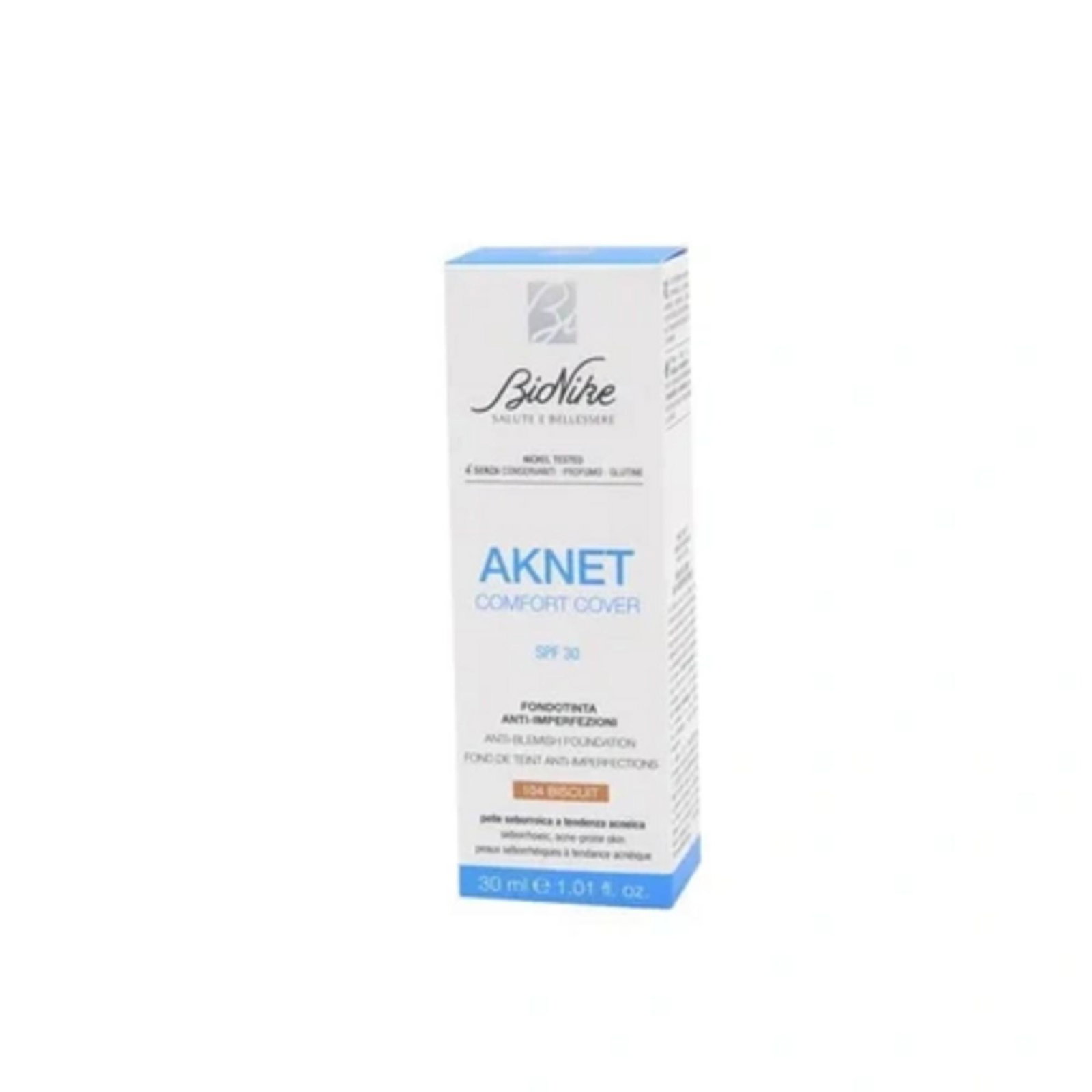 BioNike BioNike Comfort Cover — Течен фон дьо тен с SPF 30, 30 мл — 104 Biscuit 2