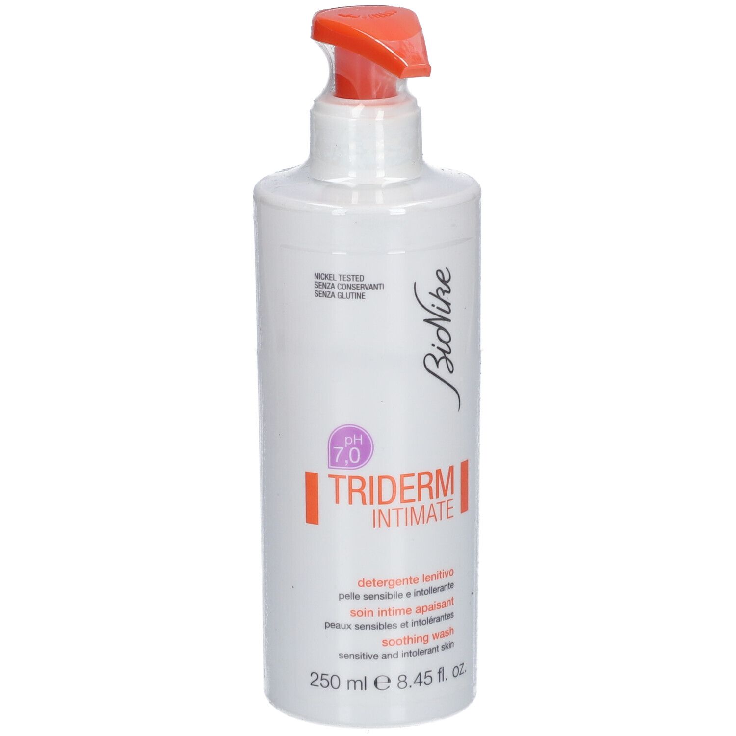 BioNike BioNike Triderm Intimate pH 7.0 — Нежен гел за интимна хигиена, 250 мл 1