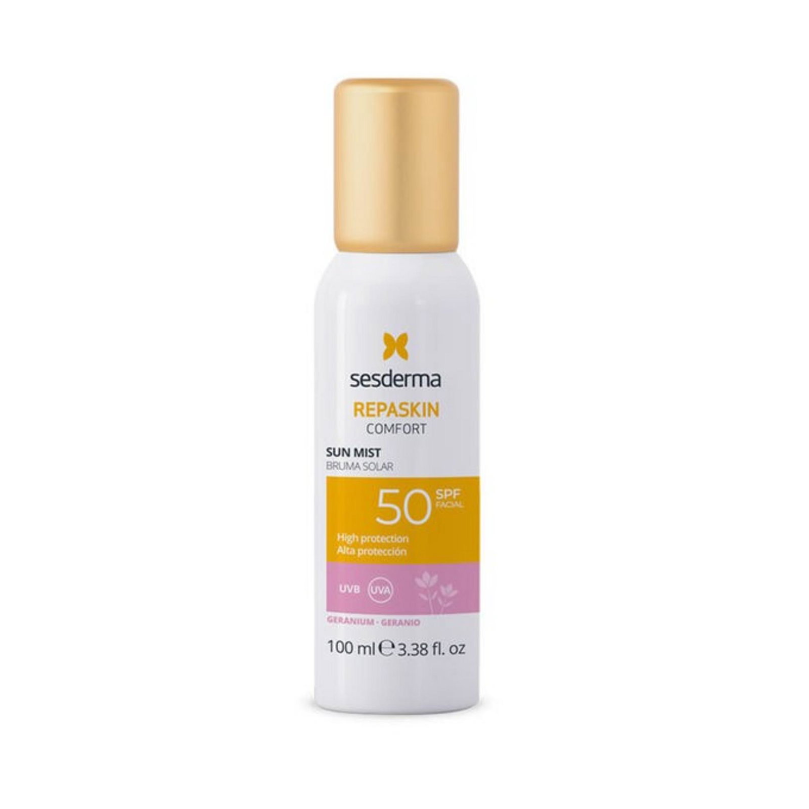 Sesderma Sesderma Repaskin Confort Geranium — Спрей преди излагане на слънце със SPF50, 100 мл 1