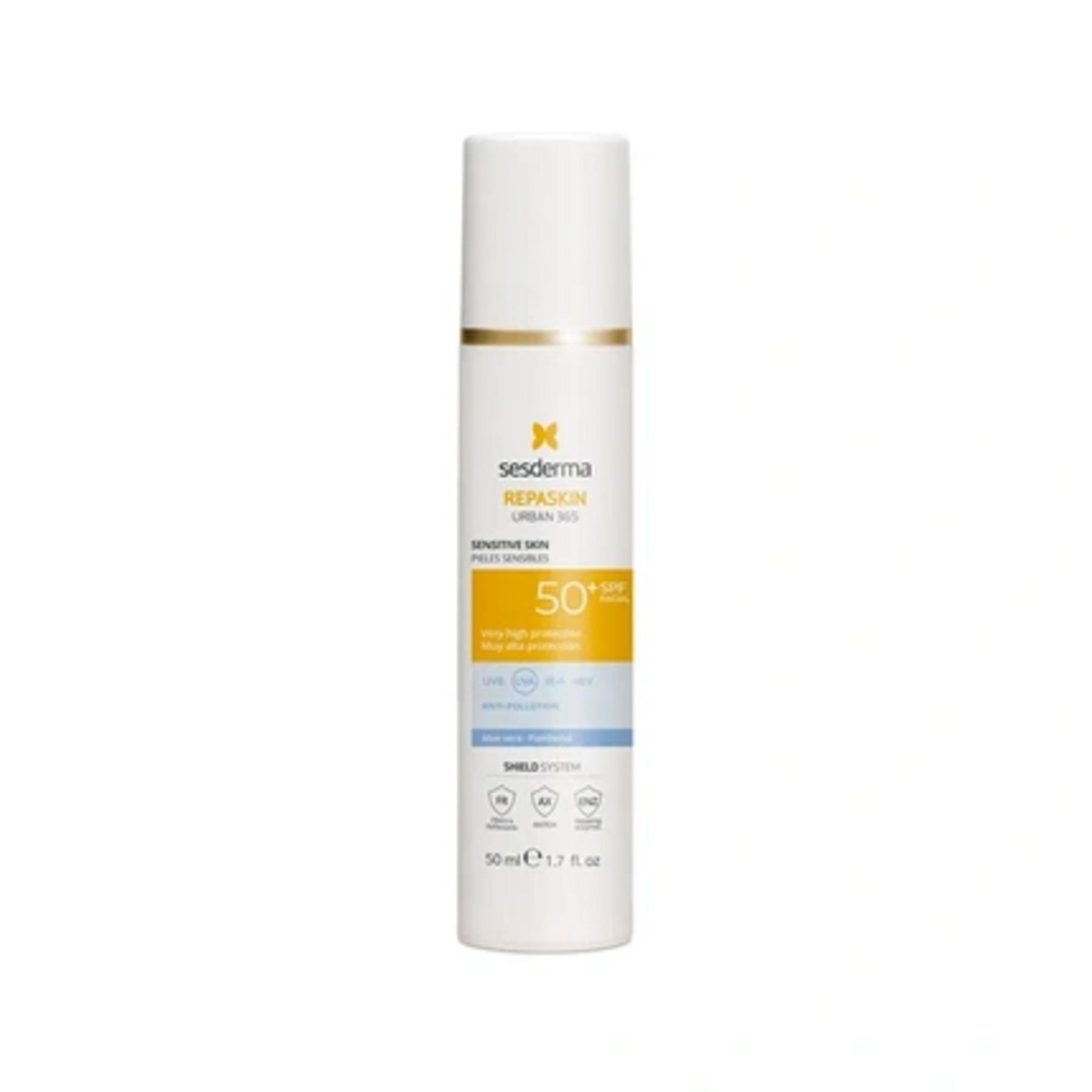 Sesderma Sesderma Repaskin Urban 365 — Успокояващ и хидратиращ крем преди излагане на слънце със SPF 50, 50 мл 1
