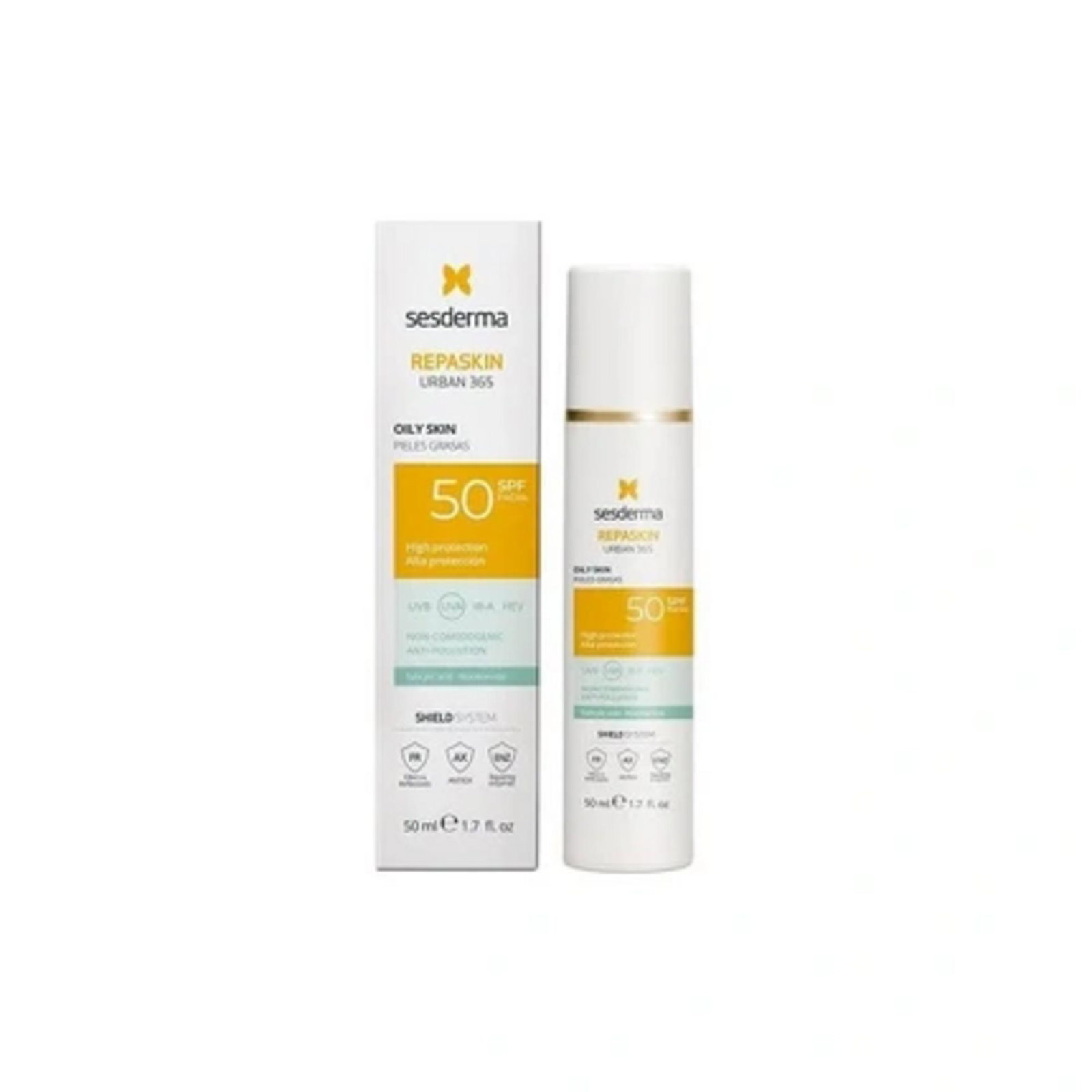 Sesderma Sesderma Repaskin Urban 365 — Матиращ и защитен крем преди излагане на слънце със SPF 50, 50 мл 2