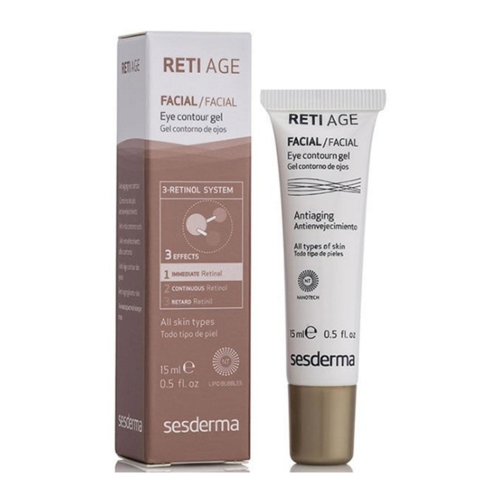 Sesderma Sesderma Reti Age — Гел против бръчки озаряващ дневен и нощен, 15 мл 1
