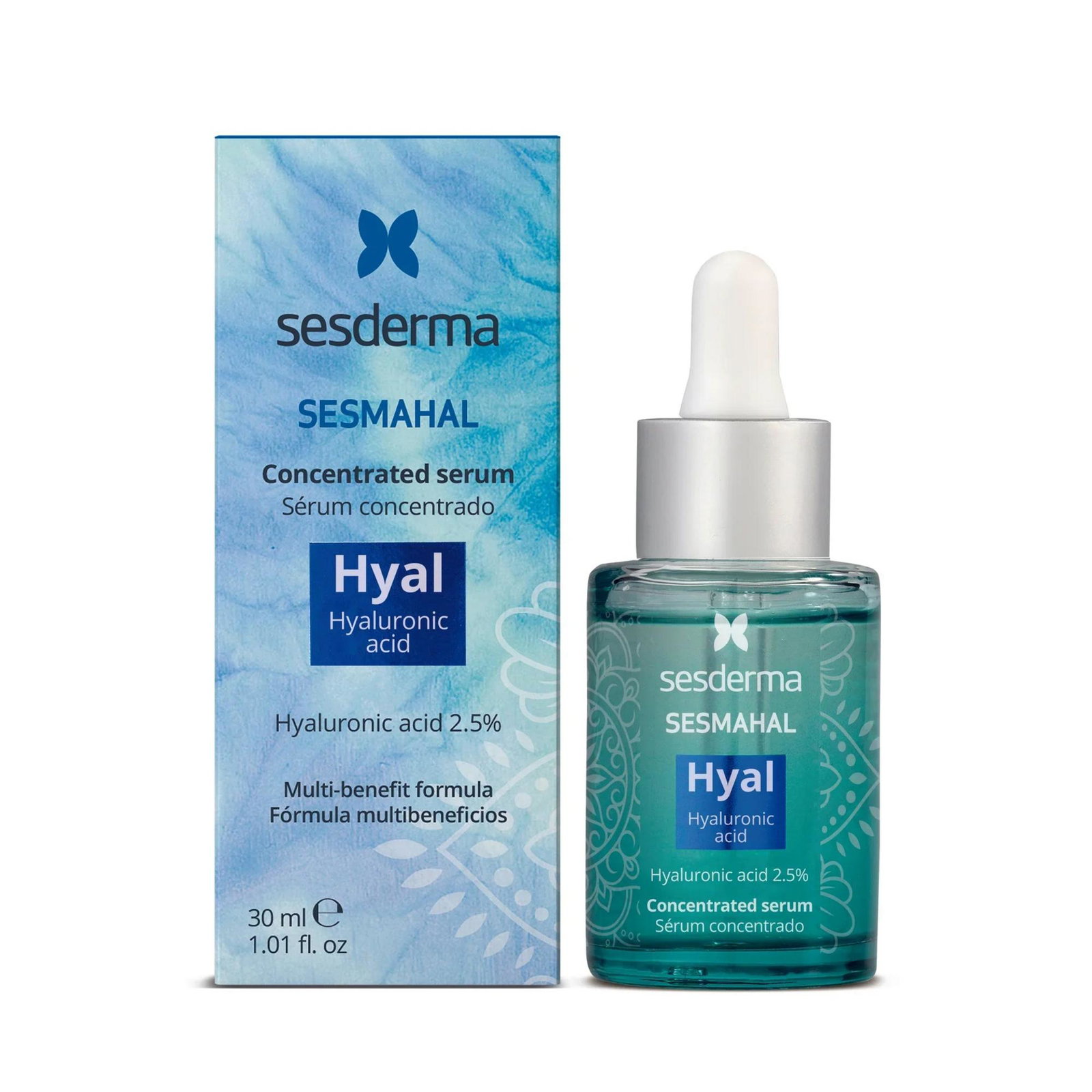 Sesderma Sesderma Sesmahal Hyaluronic Acid — Хидратиращ и уплътняващ серум сутрешен и вечерен за лице, 30 мл 1