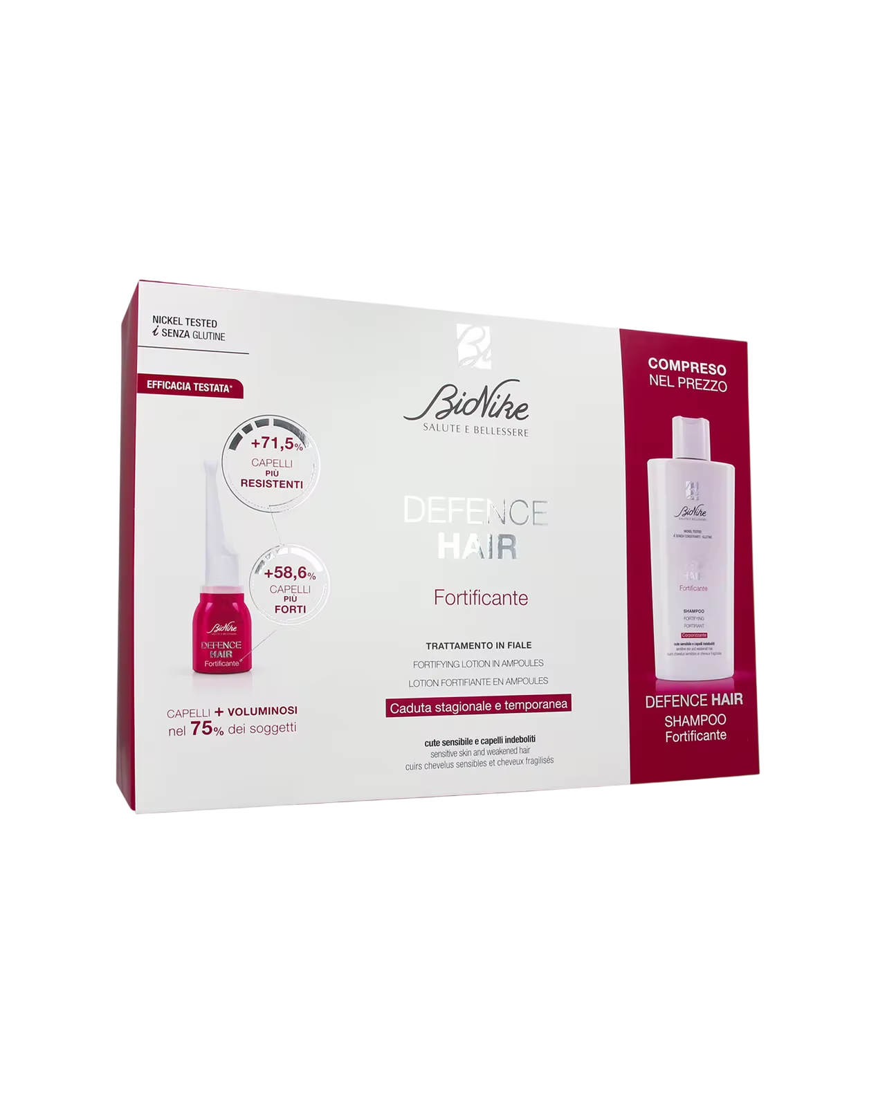 BioNike BioNike Defence Hair — Заздравяващ серум за жени, 200 мл КОМПЛЕКТ 21 бр. 1