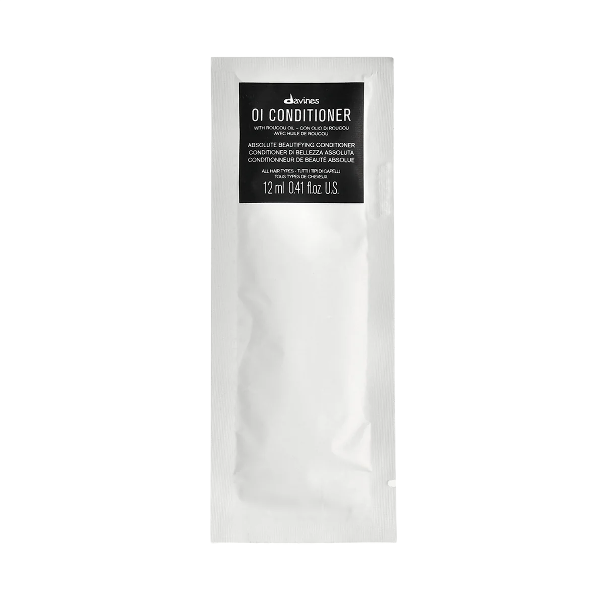 Davines Davines OI Hair — Балсам за коса против къдрене, 12 мл 1