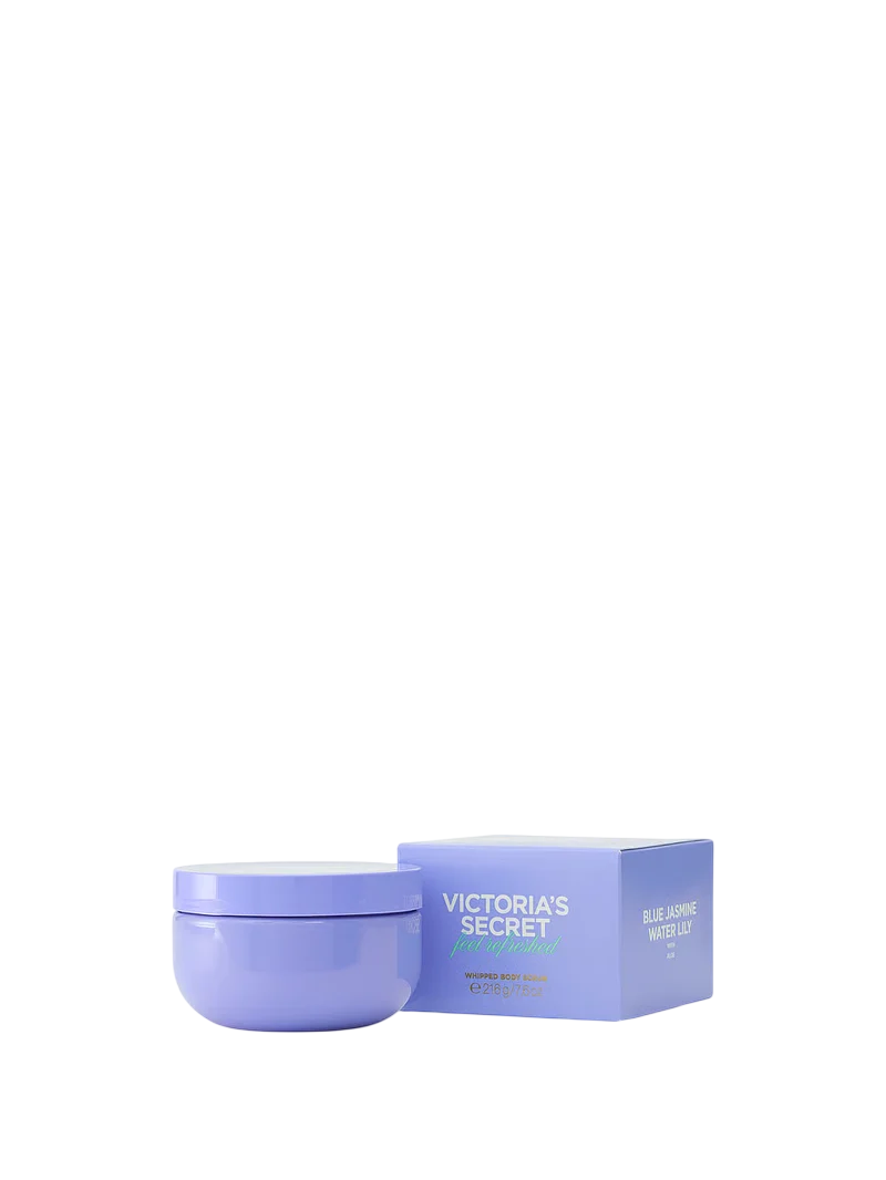 Victoria`s Secret Victoria`s Secret Blue Jasmine & Water Lily — Дълбоко почистващ и ексфолиращ скраб за тяло, 216 мл 2