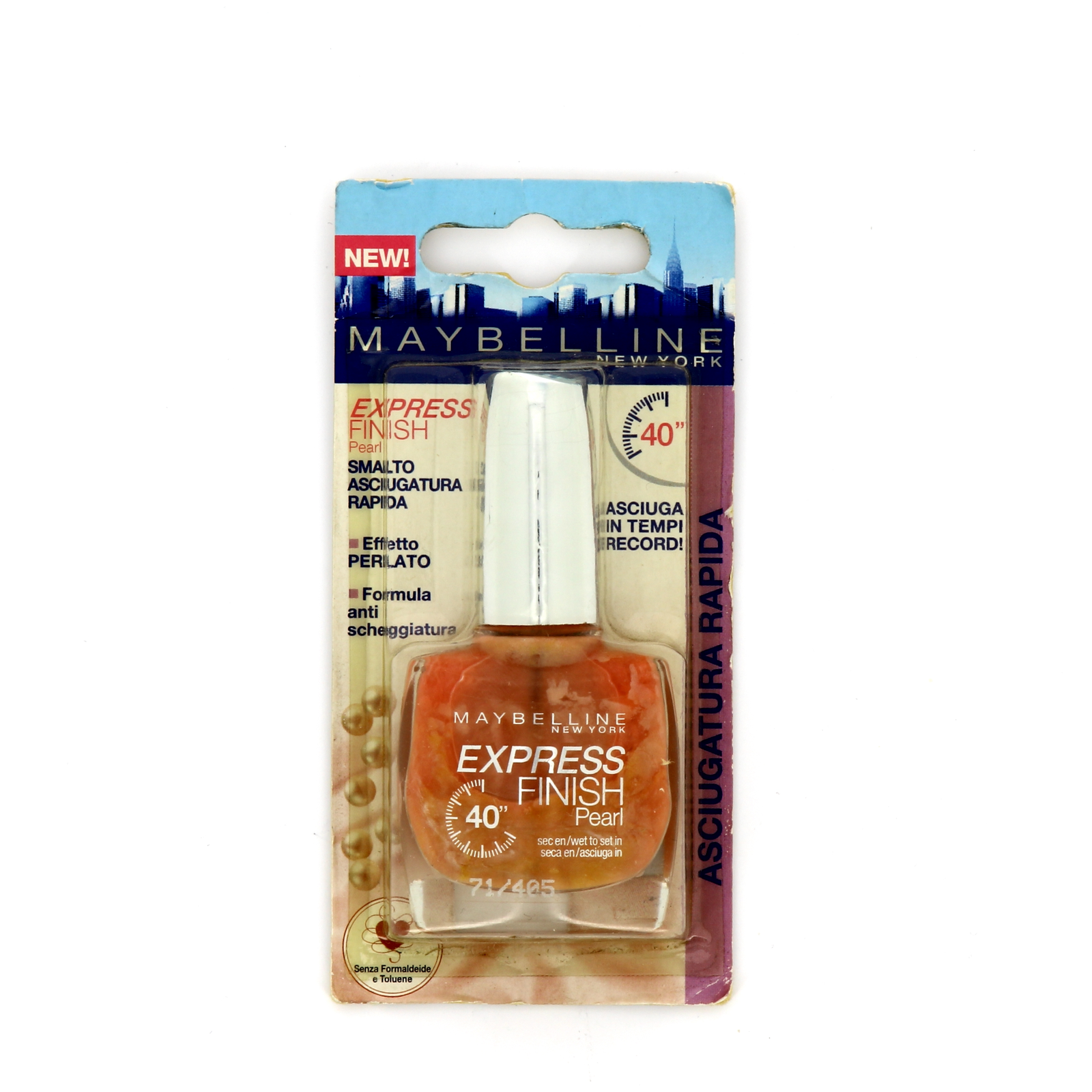 Maybelline Maybelline Express Finish 40 Seconds — Лак за нокти, 10 мл — 405 Pearl 1