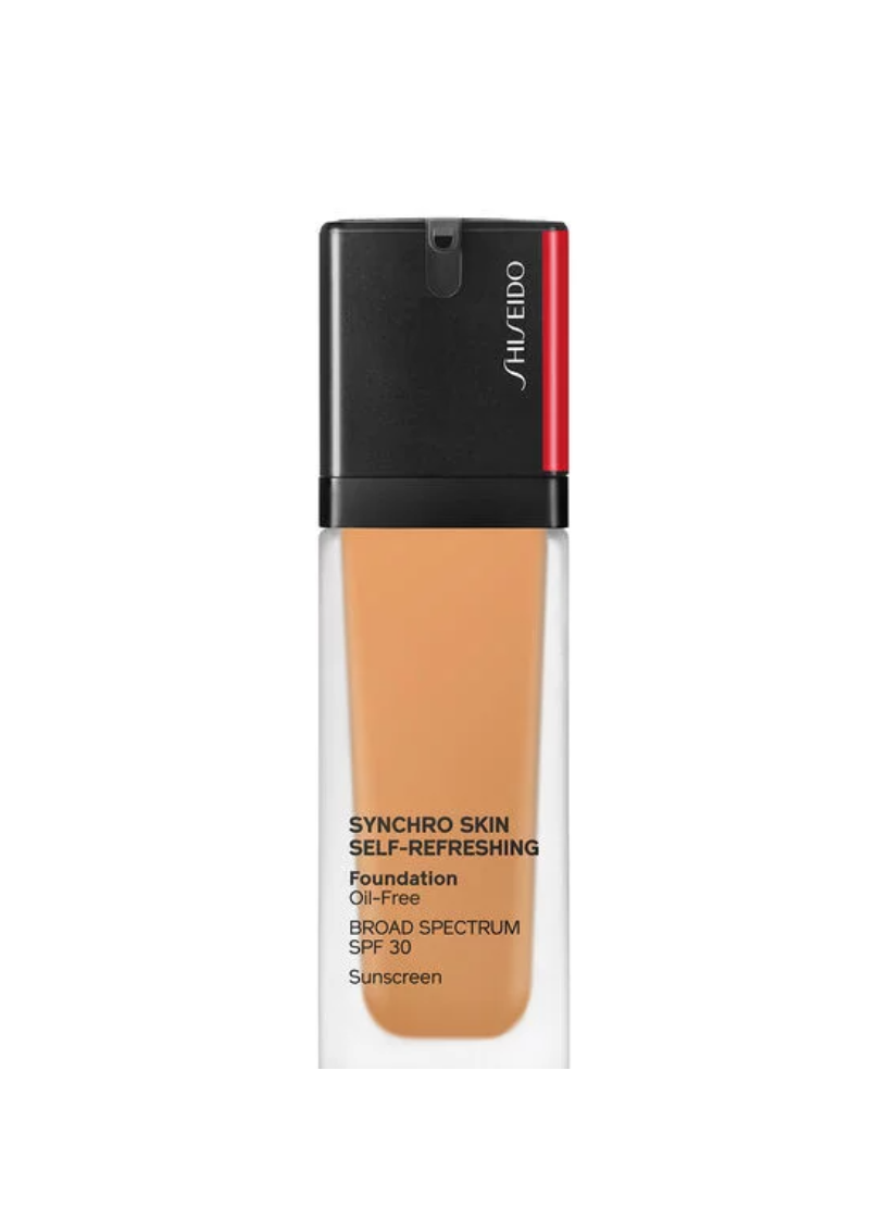 Shiseido Shiseido Synchro Skin Self-Refreshing Oil-Free Liquid Foundation — Матиращ и дълготраен течен фон дьо тен без масло със SPF 30, 10 мл ТЕСТЕР — 410 Sunstone 1