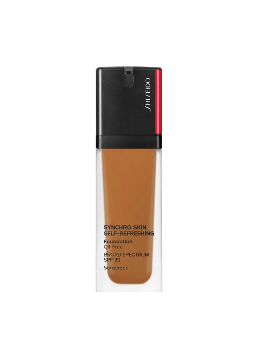 Shiseido Shiseido Synchro Skin Self-Refreshing Oil-Free Liquid Foundation — Безмаслен течен фон дьо тен с SPF 30, 10 мл ТЕСТЕР — 440 Amber 1