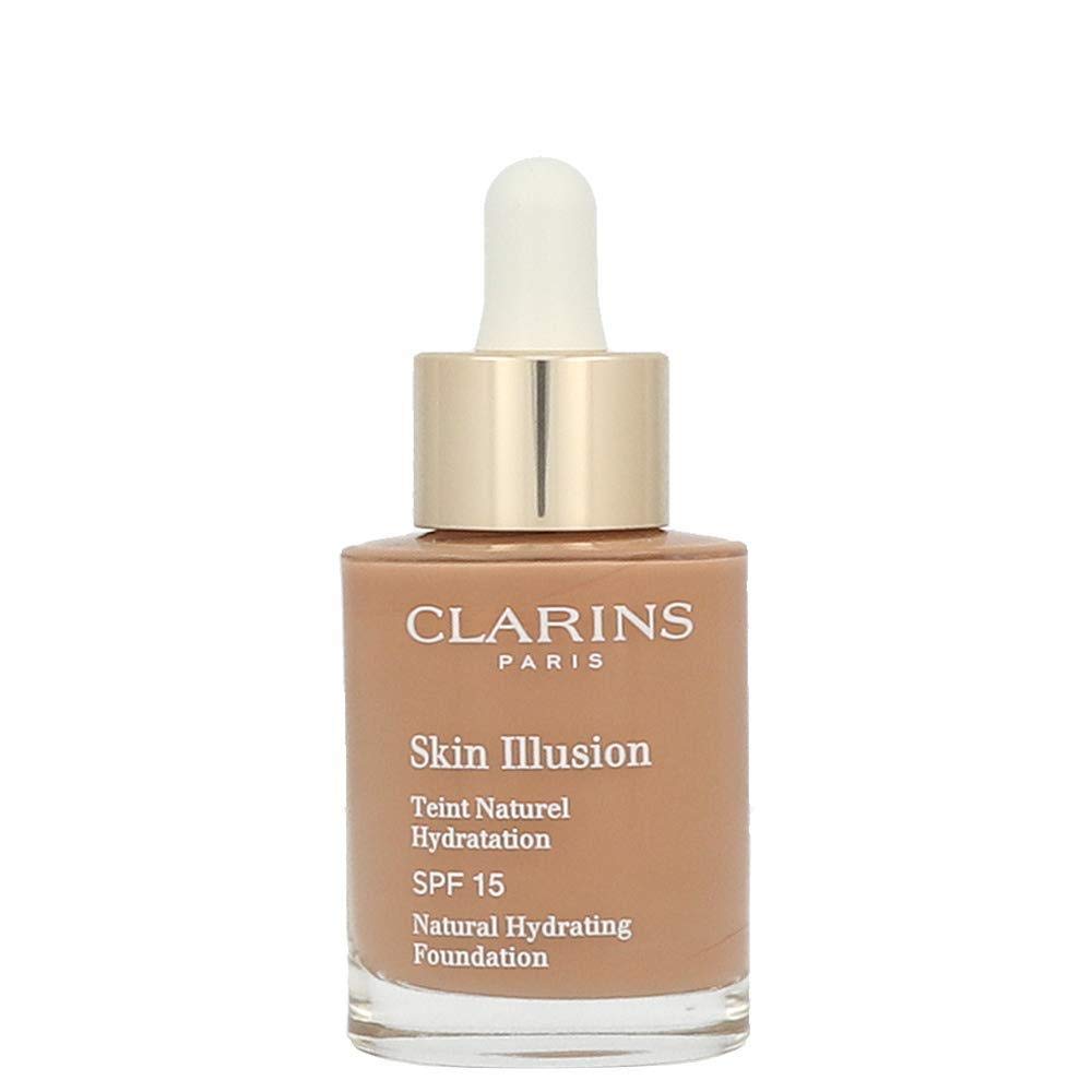 Clarins Clarins Skin Illusion Colour Correcting — Течен фон дьо тен с SPF 15, 30 мл ТЕСТЕР — 113 Chestnut 1