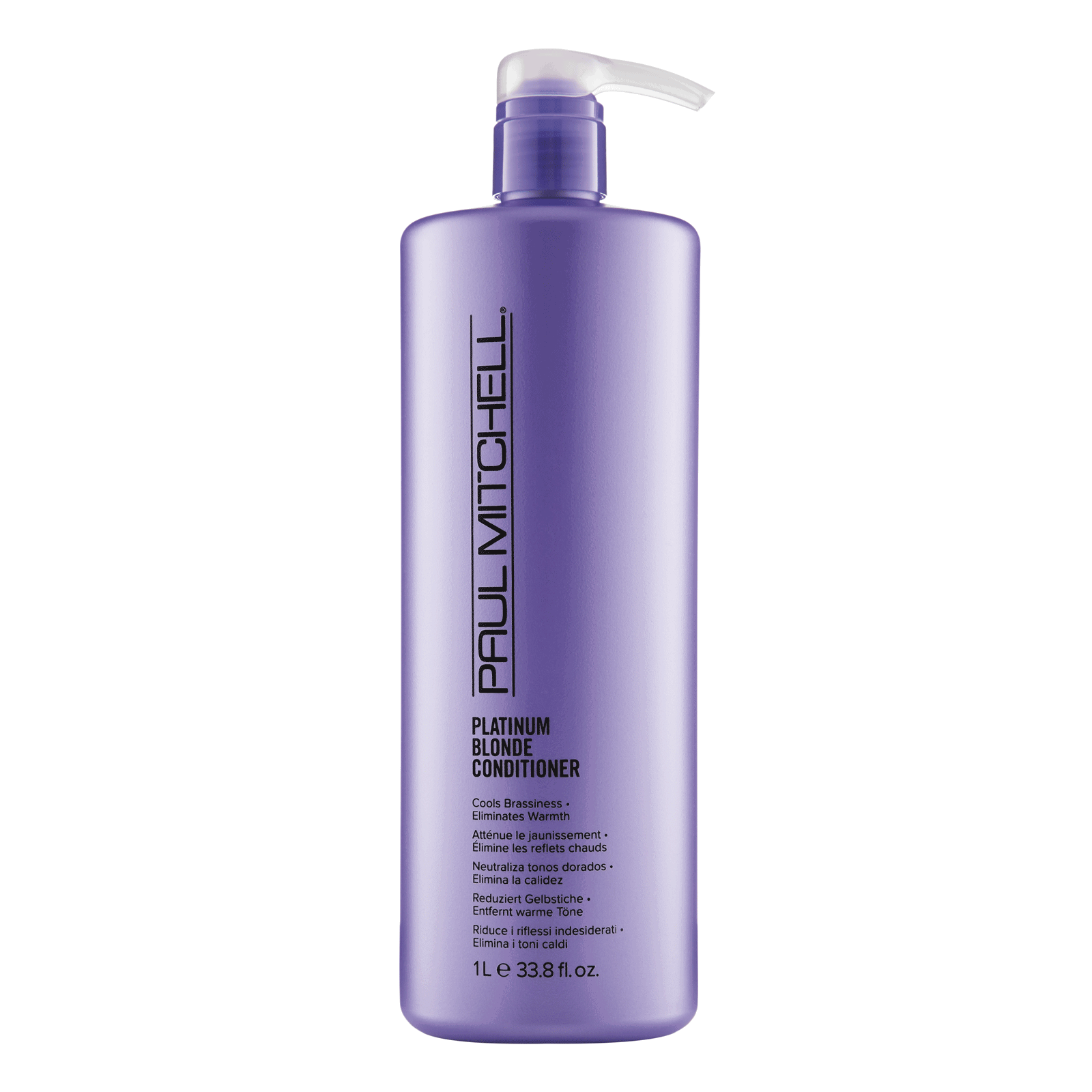 Paul Mitchell Paul Mitchell Blonde Platinum Blonde — Балсам за коса без парабени, охлаждащ против жълти оттенъци, 1000 мл 1