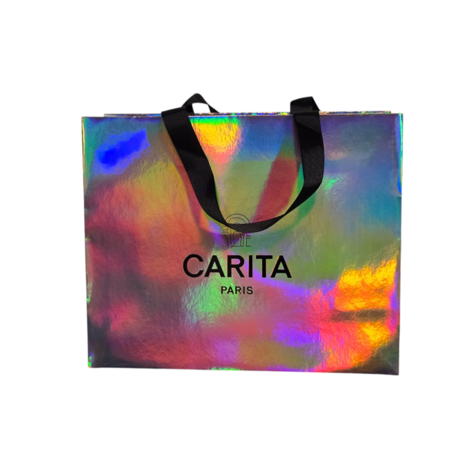 Carita Paris Carita Paris Textile Makeup Bag Silver Size Medium 1