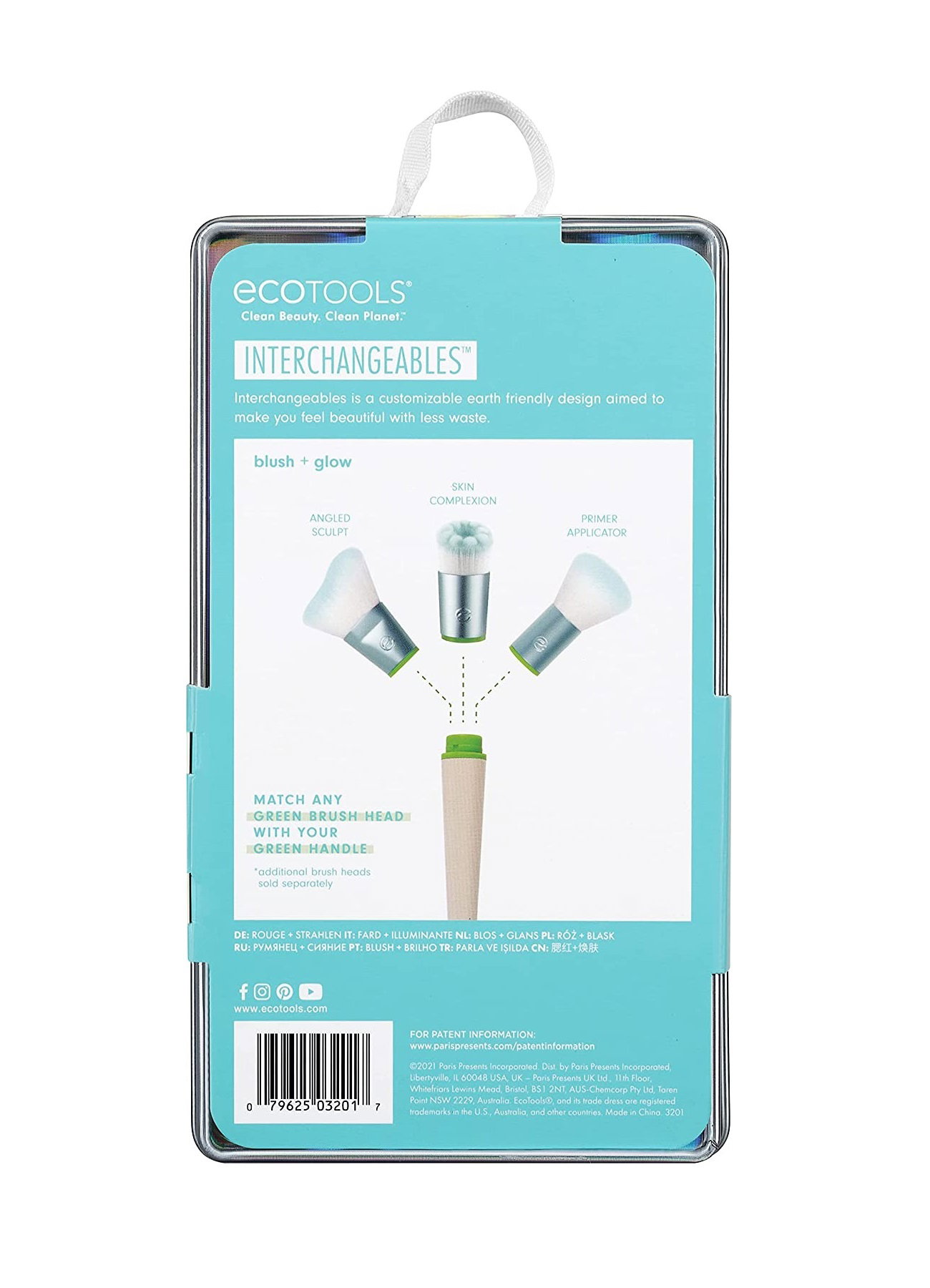 EcoTools EcoTools Interchangeables — Фон дьо тен КОМПЛЕКТ 3