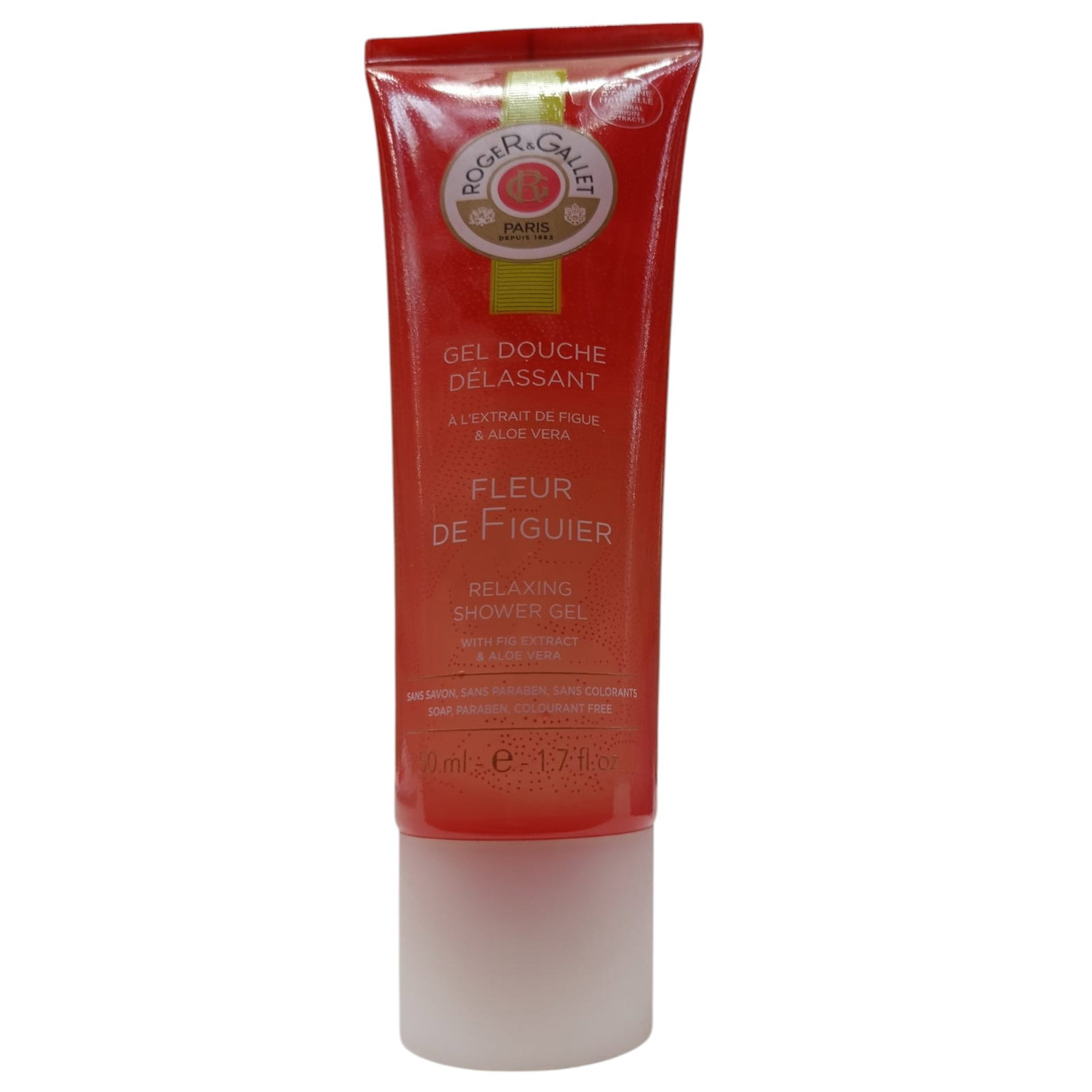 Roger & Gallet Roger & Gallet Fleur De Figuier Relaxing — Успокояващ душ гел за всеки тип кожа, 50 мл 1