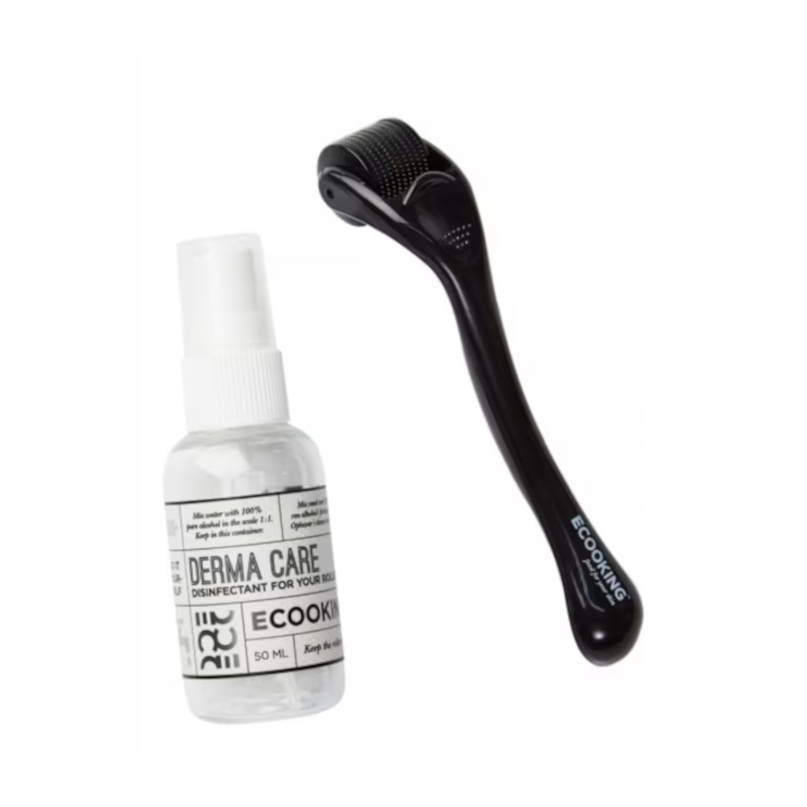 Ecooking Ecooking Derma Roller Black Elasticity and Firmness Face Massage Roller 1