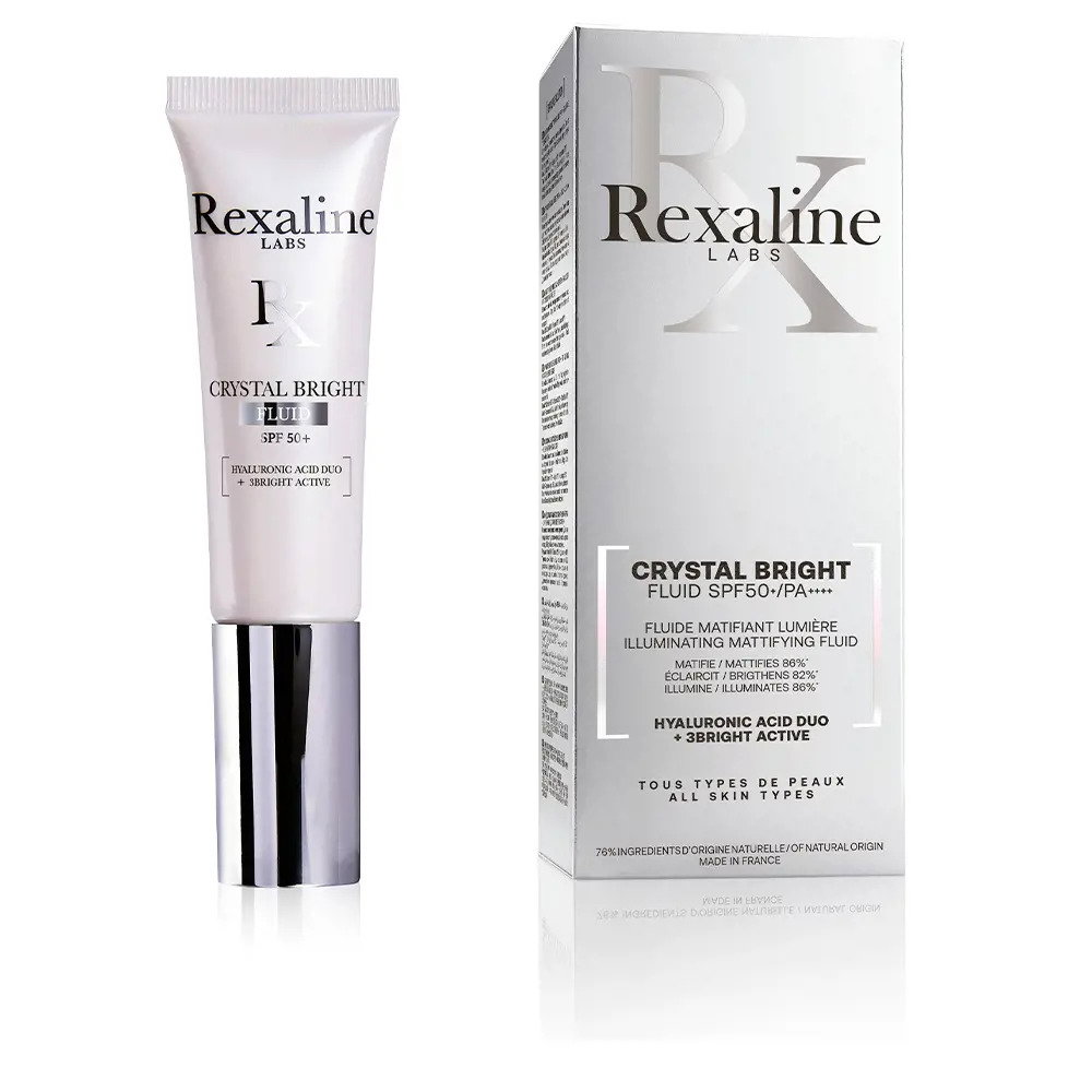 Rexaline Rexaline Crystal Bright — Озаряващ хидратиращ флуид с хиалуронова киселина и SPF 50+, 30 мл 2