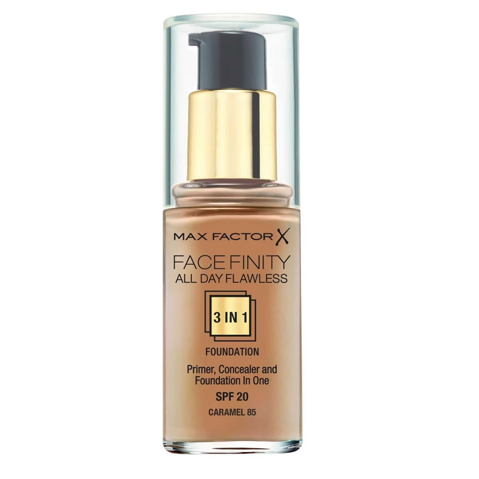 Max Factor Max Factor Face Finity All Day Flawless Cream — Фон дьо тен с SPF 20, 30 мл — 85 Caramel 1