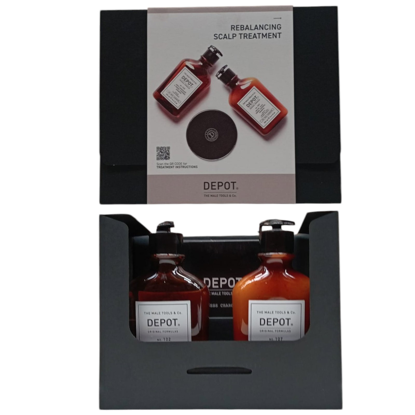 Depot Depot 100 Hair Cleansing — Шампоан против пърхот и регулиращ за мазна коса, 250 мл КОМПЛЕКТ 1