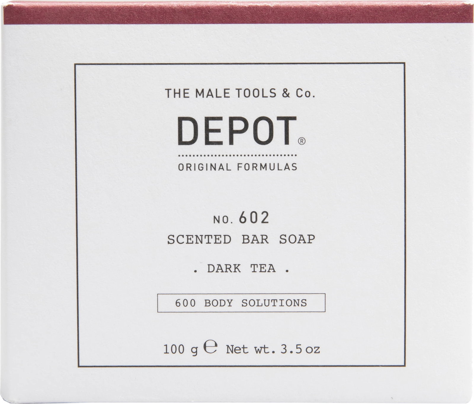 Depot Depot Body Solutions — Дълбоко почистващ ароматен сапун с аромат на тъмен чай, 100 г 2