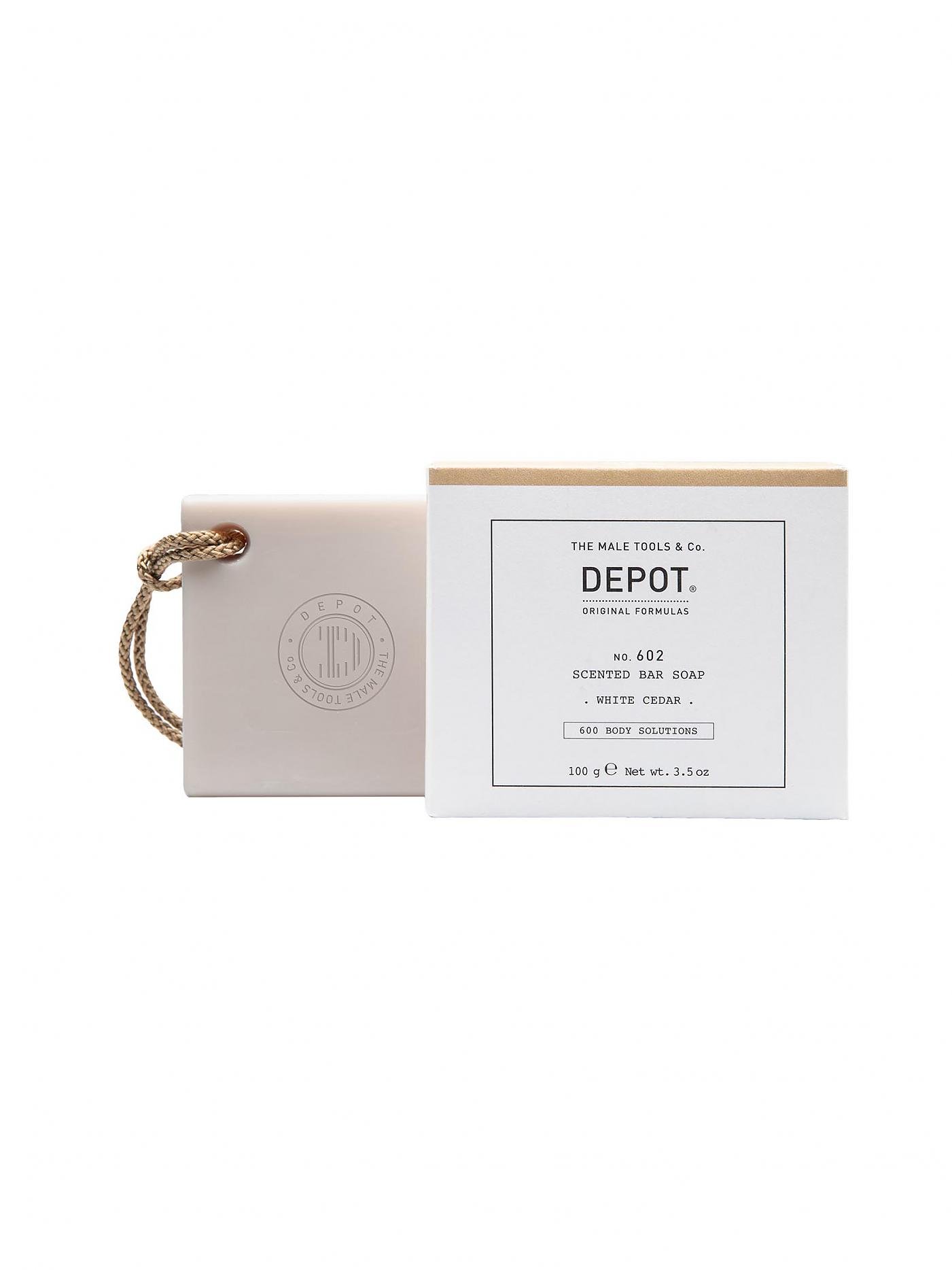 Depot Depot Body Solutions — Почистващ сапун с аромат на бял кедър, 100 г 2
