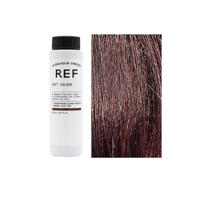 Ref Stockholm Ref Stockholm Soft Colour Vegan — Боя за коса, 50 мл — 5.55 Intense Light Mahogany 2