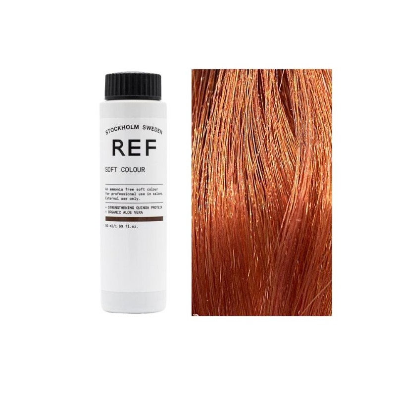 Ref Stockholm Ref Stockholm Soft Colour Vegan — Боя за коса, 50 мл — 7.44 Intense Copper Blonde 2