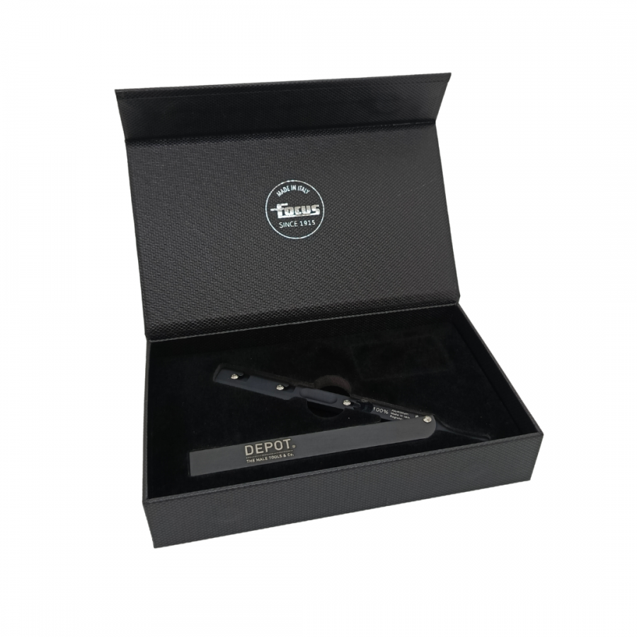 Depot Depot Shaving Razor 738 Black 1 Blade 1